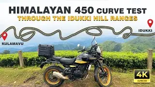 HIMALAYAN 450 CURVE TEST | Conquering the Hills of Kerala with Royal Enfield #himalayan450 #bikeride