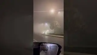 #shorts #reels #ytshorts Heavy Fog in Bahria Town Karachi | Bahria Town Karachi weather | New Year