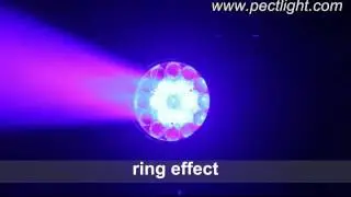 19x15W LED Zoom wash beam moving head light