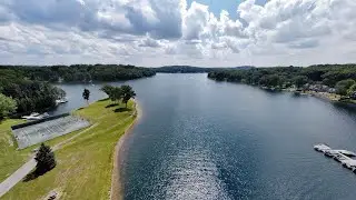 Treasure Lake Pennsylvania Mavic mini 2 aerial footage