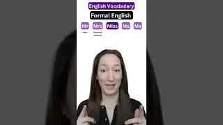 Формальный английский: Mr, Mrs, Miss, Ms, Mx 📧📨#shorts #english