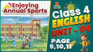 Class 4 English | Unit 4 Full Video | Enjoying Annual Sports [Book 2026]