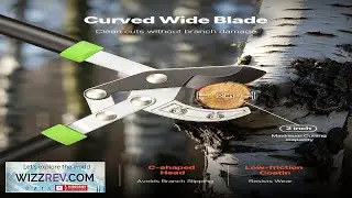 VEVOR Loppers for Tree Trimming 32 inch Garden Anvil Trimmer with Compound