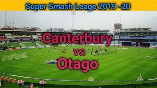 Canterbury vs Otago 30th T20 match live streaming#super smash leage