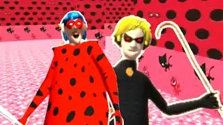 Lady Bug Granny Grandpa House Full Gameplay