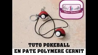 Commet faire des Pokeball en fimo ? TUTO FIMO POKEMON  POKEBALL