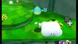 Super Mario Galaxy 2 Game Playthrough Part 10 (Fluffy Bluff-Yellow Star #1)