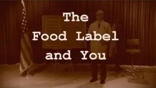Food Label & You Show Open (Historical PSA)