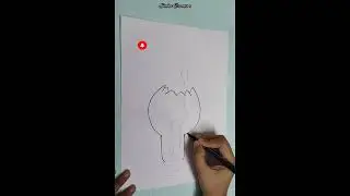 Black Marker Drawing #shorts