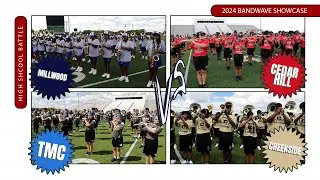 Round 2 Bandwave Battle 2024 | Millwood vs Cedar Hill vs Townview vs Creekside | High School