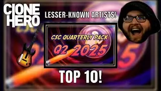 2nd Quarter 2025 - Lesser-Known Artists (Clone Hero Setlist) TOP 10 MOST POPULAR SONGS!