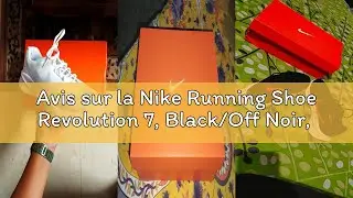 Avis sur la Nike Running Shoe Revolution 7, Black/Off Noir, FB2207-005, 42 EU (M 8.5 US)