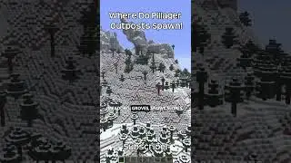 Where Do Pillager Outposts Spawn In Minecraft?!
