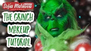 The Grinch Makeup Tutorial by Sofia Markova/ Гринч - грим на рождество
