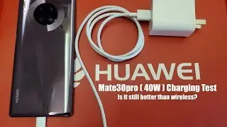 Huawei Mate30pro: Normal Charging Test (Cable) (40W)
