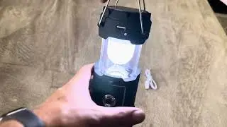 Real Review of XTAUTO LED Camping Lantern: Collapsible, Rechargeable, Spotlight, & Charges Phones?