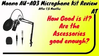 Best Microphone Kit for beginners. Maono AU-A03 Condenser Mic kit Review. Youtube/streaming/gaming