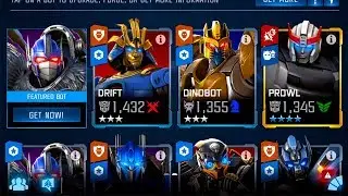 MY FULL ROSTER! 4 STAR BOTS, MAXED OUT 3 STAR BOTS! - TRANSFORMERS : Forged To Fight