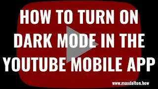 Как включить темный режим в мобильном приложении YouTube