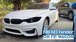 Замена передней части F80 M3 выполнена на 80%! 【SAVE THE WAGON EP.7】