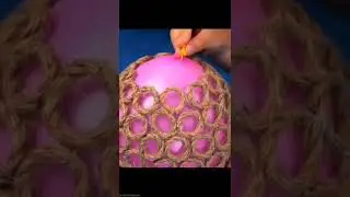 JUTE ROPE TABLE LAMP || TABLE LAMP || JUTE ROPE || #lovely #crafty #handcraft #youtube