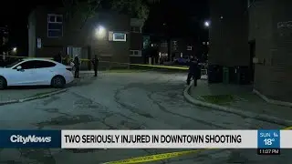 Two people seriously injured in downtown core shooting