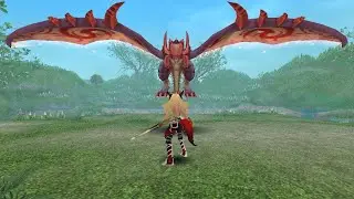 Dual Sword vs Vlam The Flame Dragon [Ultimate] saber aura gameplay 