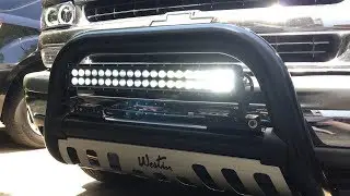 LED Light Bar Install Chevy Tahoe