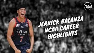 JERRICK BALANZA | NCAA CAREER HIGHLIGHTS | BARANGAY GINEBRA ROOKIE!