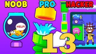 NOOB vs PRO vs HACKER in Flow Legends - All Levels Gameplay, New Fun Games (Android, iOS)