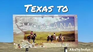 TEXAS to MONTANA | A Road Trip Timelapse