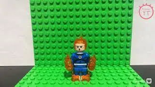 Flame On! (Human Torch) Lego Stop Motion Test