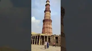 #Delhi qutub minar # summer vacation #🏖️