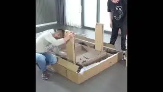 How to install a U-shape leg pool table of easy assembly?
