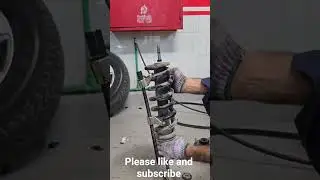 Toyota Prado front shock absorber change #automobile #carengine