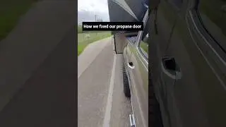 DIY RV Storage Door Repair