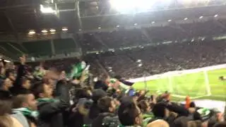 ASSE-OM Quand les magics se mettent a chanter Ultras Stephanois Magic Fans Kop Nord