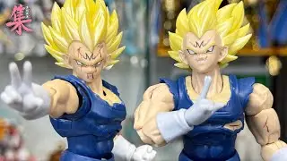 BANDAI FATTI DA PARTE - Dark Hole S.H. Figuarts Majin Vegeta Battle Damage Third Party Action Figure