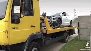 Автомобили из Америки через Беларусь Auto from USA #shorts Tesla