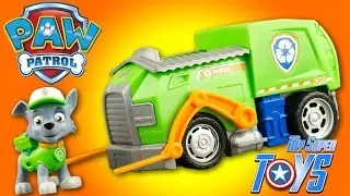 Paw Patrol Rocky Recycling Truck 4k #Toys #Review #Unboxing Patrulla de Cachorros
