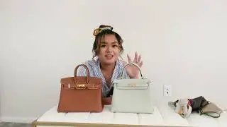 Hermes Comparison | Hermes Birkin 25 VS Hermes Kelly 25 | Modshots & What fits inside ?