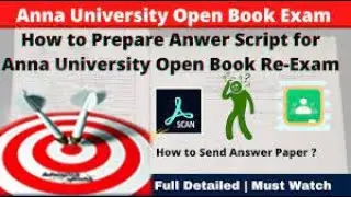 Anna university exam and re exam [   Procedure   step by step tamil tips]