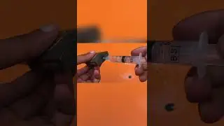 Open lock with ACID #experiment #diy #lock #smith
