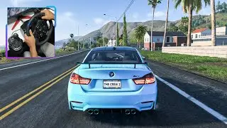 BMW M4 - The Crew 2 Logitech G923 TrueForce + Driving Force Shifter PS5 Gameplay