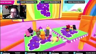 Fallie Boiz w/MikeyBoomB0tz EPIC FAIL | Fall Guys