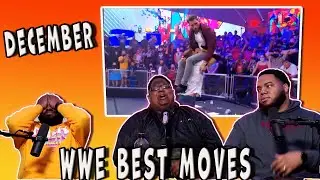 Лучшие приёмы WWE за декабрь 2021 года (реакция)