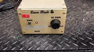 Dave Made M400  Cw Transmitter Test/Review