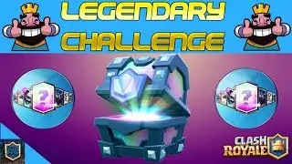 LEGENDARY CHALLENGE | Clash Royale Highlights | Golem Flying Machine Night Witch Goblin Hut Deck