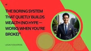 &ldquo;This Boring System Builds Wealth Even If You&rsquo;re Bad With Money&rdquo;