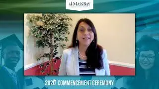 Professor Ruma Mishra Speaks at MassBay Community College 2020 Commencement